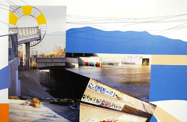 LA River, West Bank (detail)