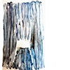 Negative Space of Chair in Blue