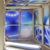 interior of blue beacon, in progress