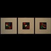 Set of 3 Clay Tiles #s 2036,2037,2038