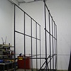 Side shot during construction