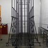 Rolling industrial vertical storage rack
14' x 20'
Capacity:  3,200 lbs.