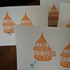 little orange birdcages