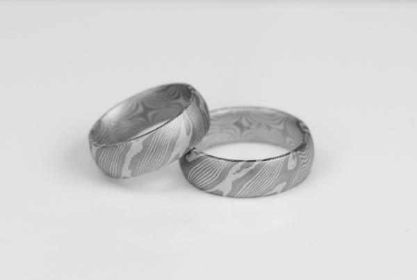 Mokume Gane Rings Infinity