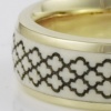 Etched Mammoth Ivory Arabesque  