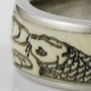 Mammoth Ivory Carp Ring