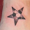 Small foot tattoo