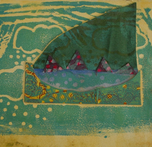 Boats Near A Small Island