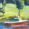Lobster Boat 6x12