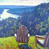 Adirondack Chairs 12x16 (sold)