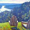 Adirondack Chairs 12x16 (sold)