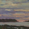 Lavendar Maine Morning 6x12 (sold)