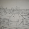 View of Philadelphia - Westward from Percy and Spring Garden (Underdrawing)