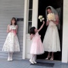 Bride with daughters