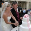 Cutting the cake