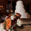 Bouquet and cake