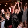 Bouquet toss and catch
