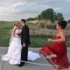 Sidewalk kiss