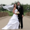 Couple on bridge