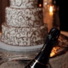 The champagne is chilled