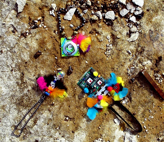 Junker Jewels by Kafka Vodka, found object jewelry and accessories