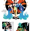 Binary/Duality line promo illustrations by Cookie Kalkair