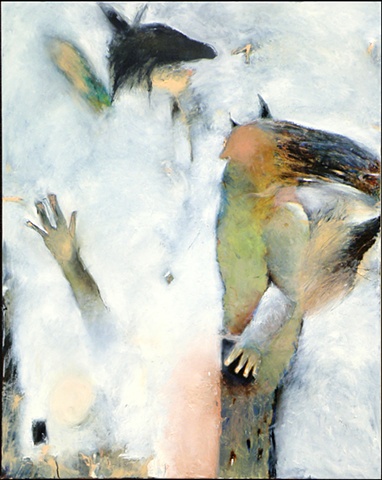 oil painting mythic expressionistic