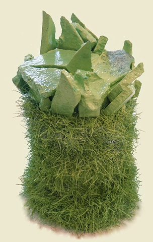 sculpture, mixed media, found objects, metal