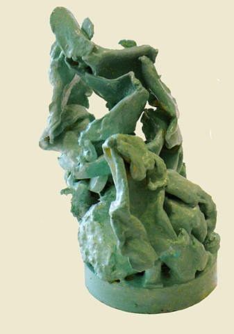 sculpture, mixed media, found objects, metal