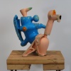 Teapot Blue Pink