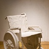 detail of wheel chair 