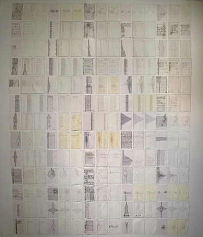 language drawings love black ink on graph paper