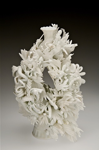 Prop in The House of Livia, flamework, recycled glass, glass sculpture