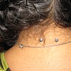 healed Nape piercing