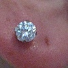 fresh second lobe hole (right ear)