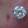fresh second lobe hole (left ear)