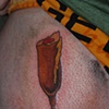 Corn dog on the bum bum