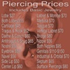 Piercing Prices