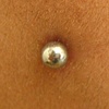two month old cheek piercing(right side)
