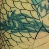 Dragon Koi cover up Outline