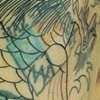 Dragon Koi cover up Outline