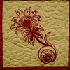Elizabeth Smith's Panel on the Collaborative Redwork Quilt