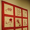 Collective Redwork Quilt