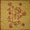 Cheryl Rybacki's Panel on the Collaborative Redwork Quilt