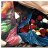 Yarn at the market, Pisaq, Peru
