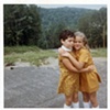 mom (right) and cousin Rosa (left)