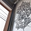 View of wall drawing