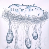 (House/nest drawing)