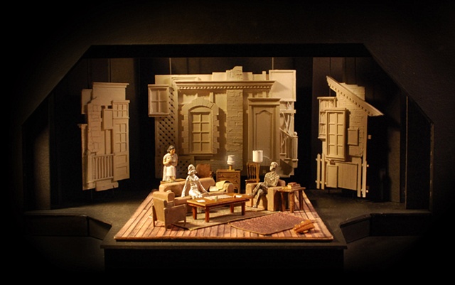 The Norman Conquests set design by Sean Fanning
