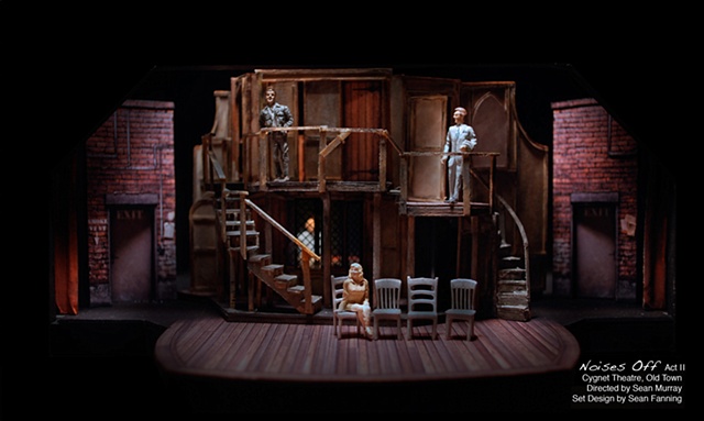 Noises Off set design by Sean Fanning